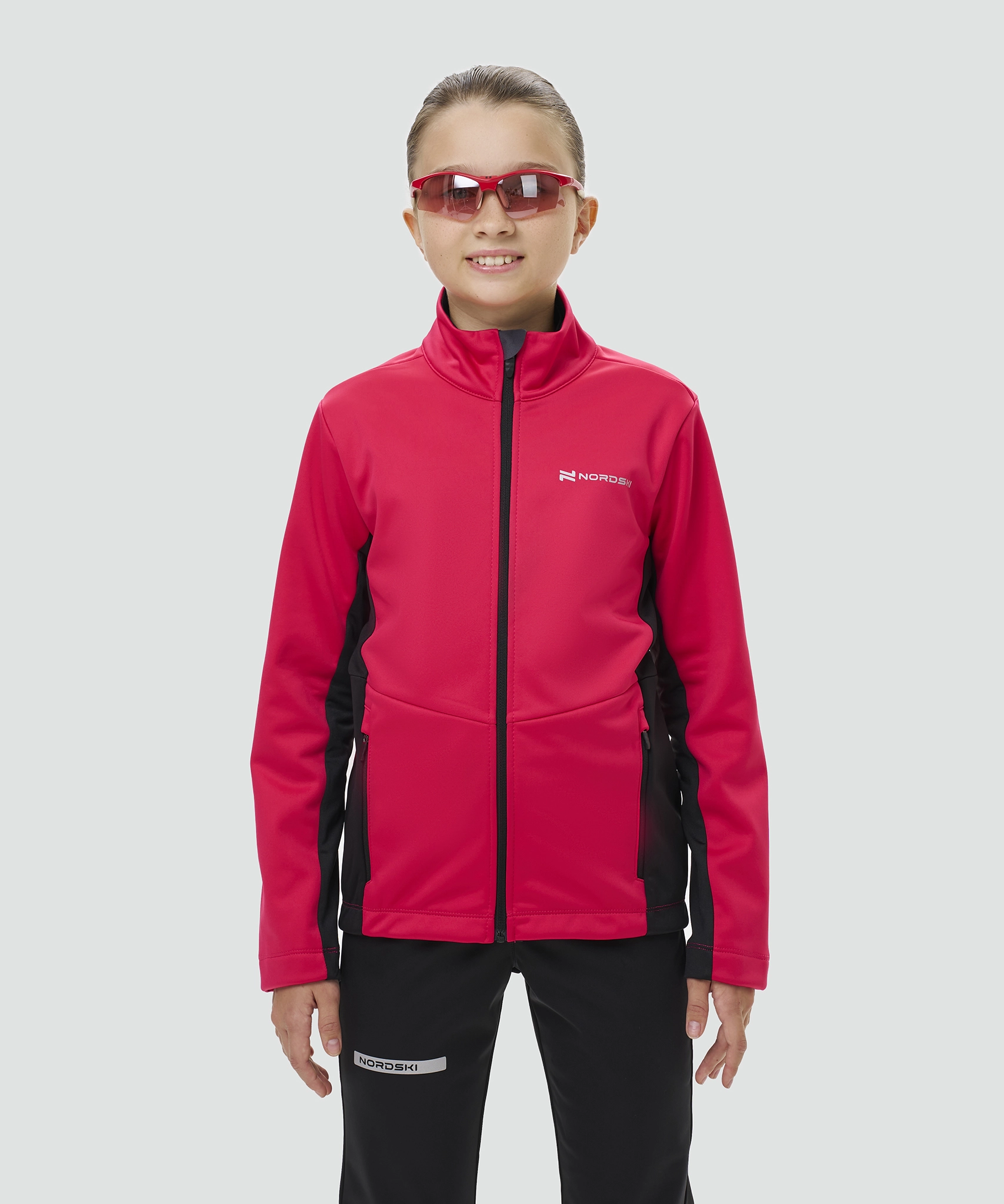 Тренировочная куртка Nordski Jr. Advance Light Blue/Black