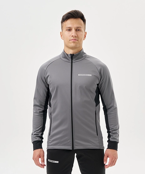 Тренировочная куртка Nordski Core Graphite/Black