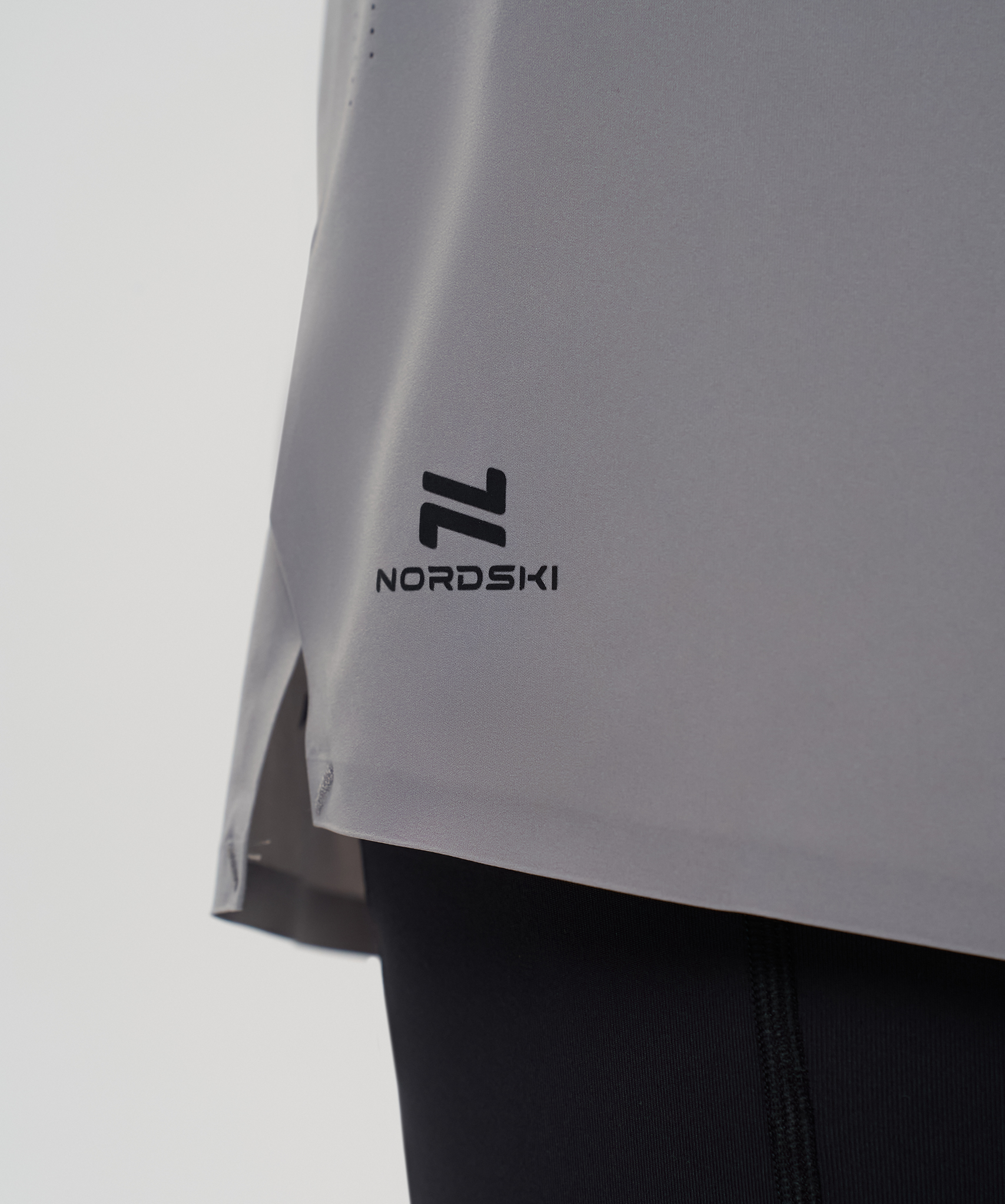 Шорты 2 в 1 Nordski Trail Grey/Black W