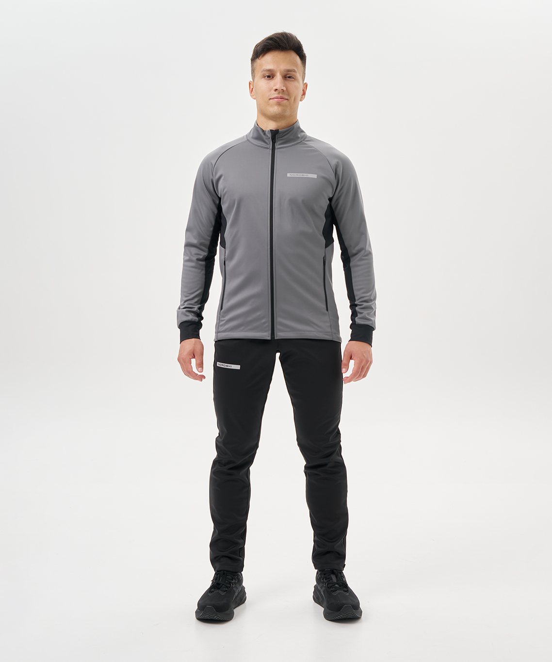 Тренировочная куртка Nordski Core Grey/Black