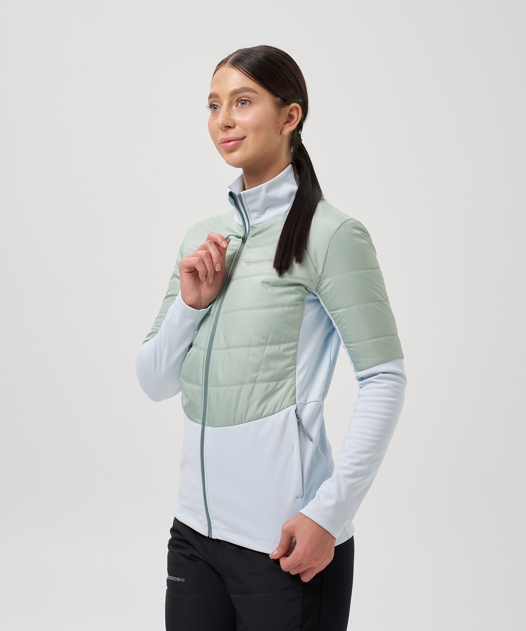 Куртка Nordski Hybrid Pro 2.0 Pearl Blue/Ice Mint W