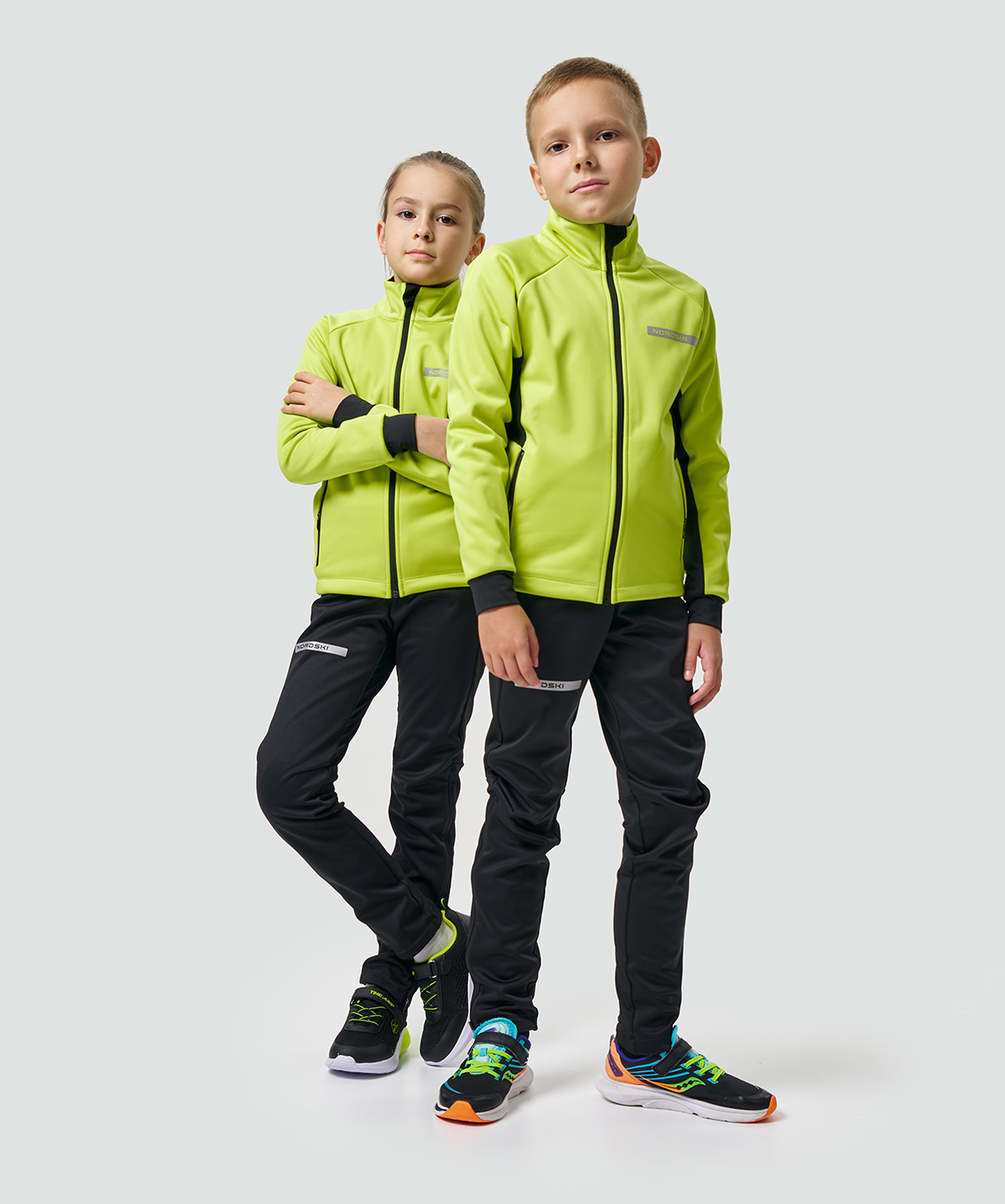 Тренировочная куртка Nordski Jr. Core Lime/Black