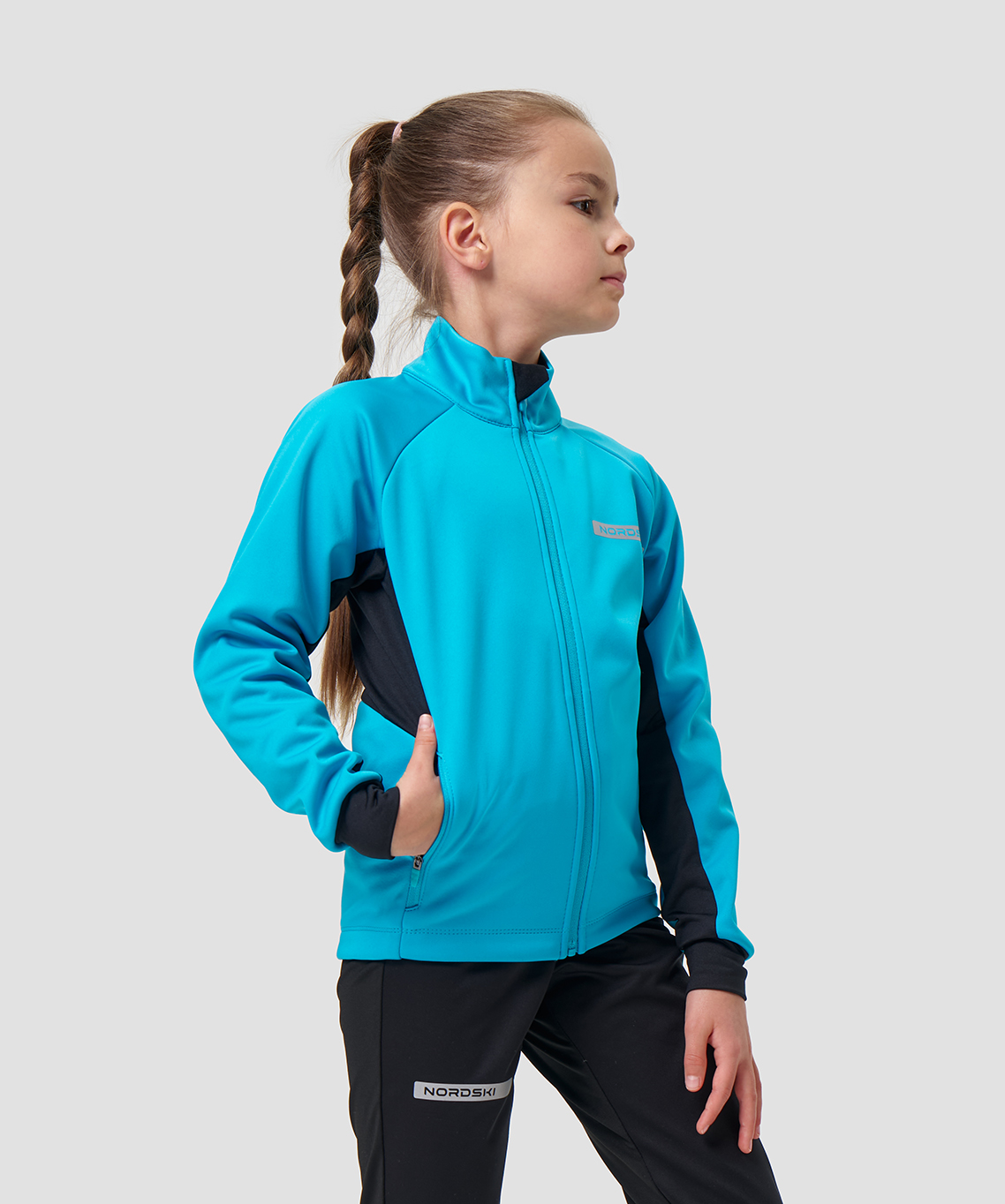 Тренировочная куртка Nordski Jr. Core Breeze/Black