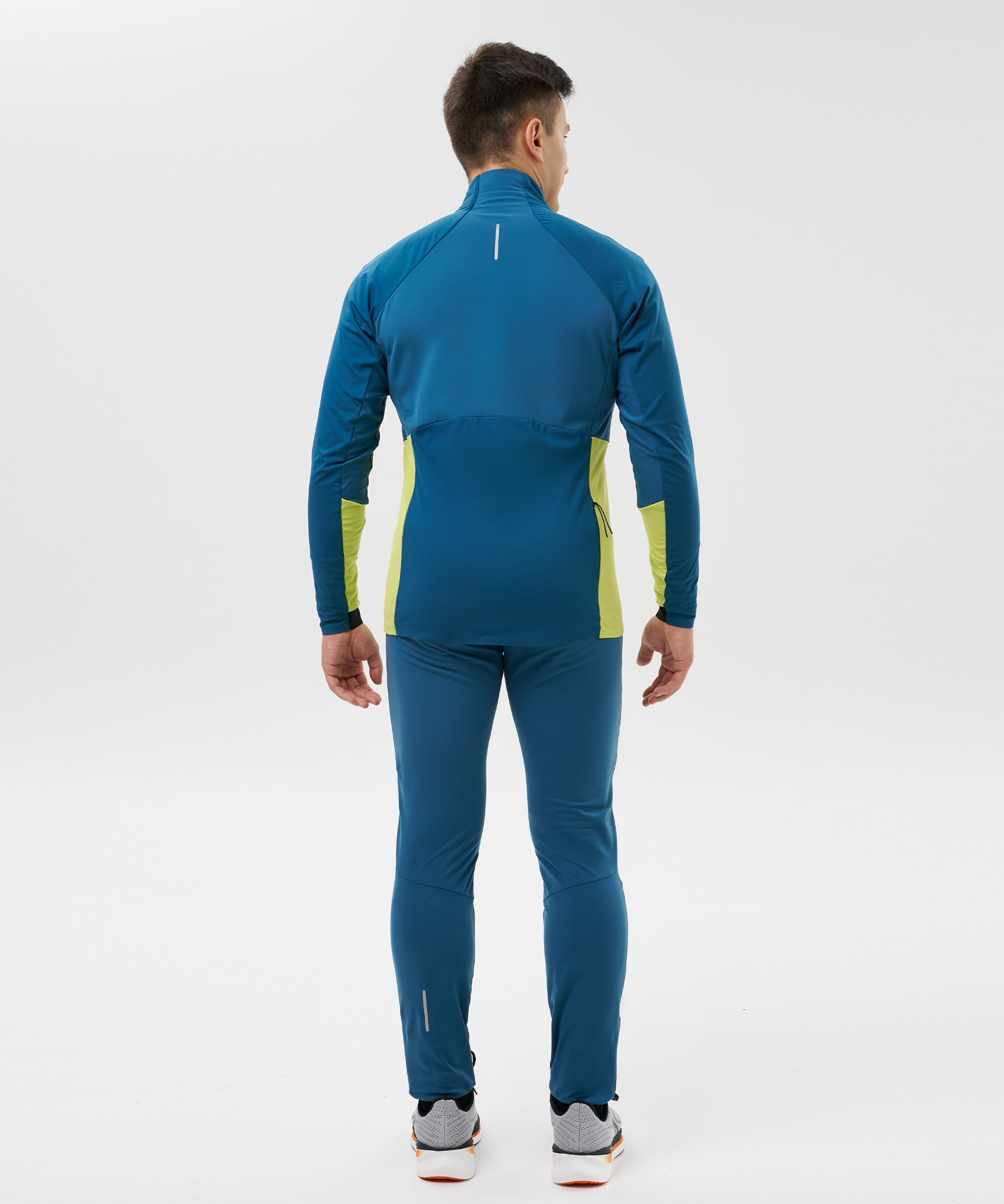 Тренировочная куртка Nordski Race Dark Jeans/Lime