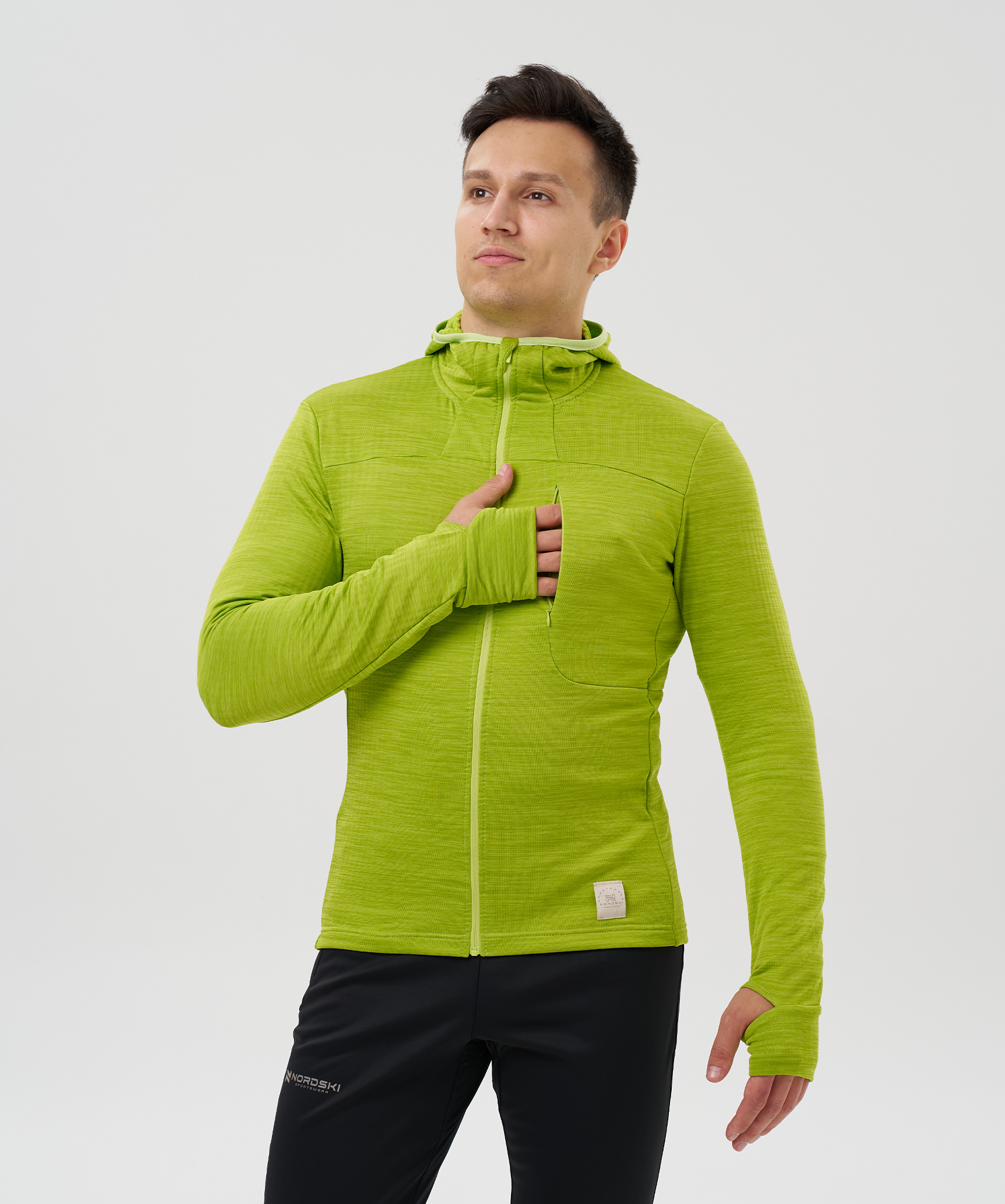 Толстовка Nordski Impulse Lime
