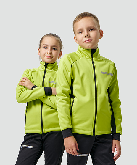 Тренировочная куртка Nordski Jr. Core Lime/Black
