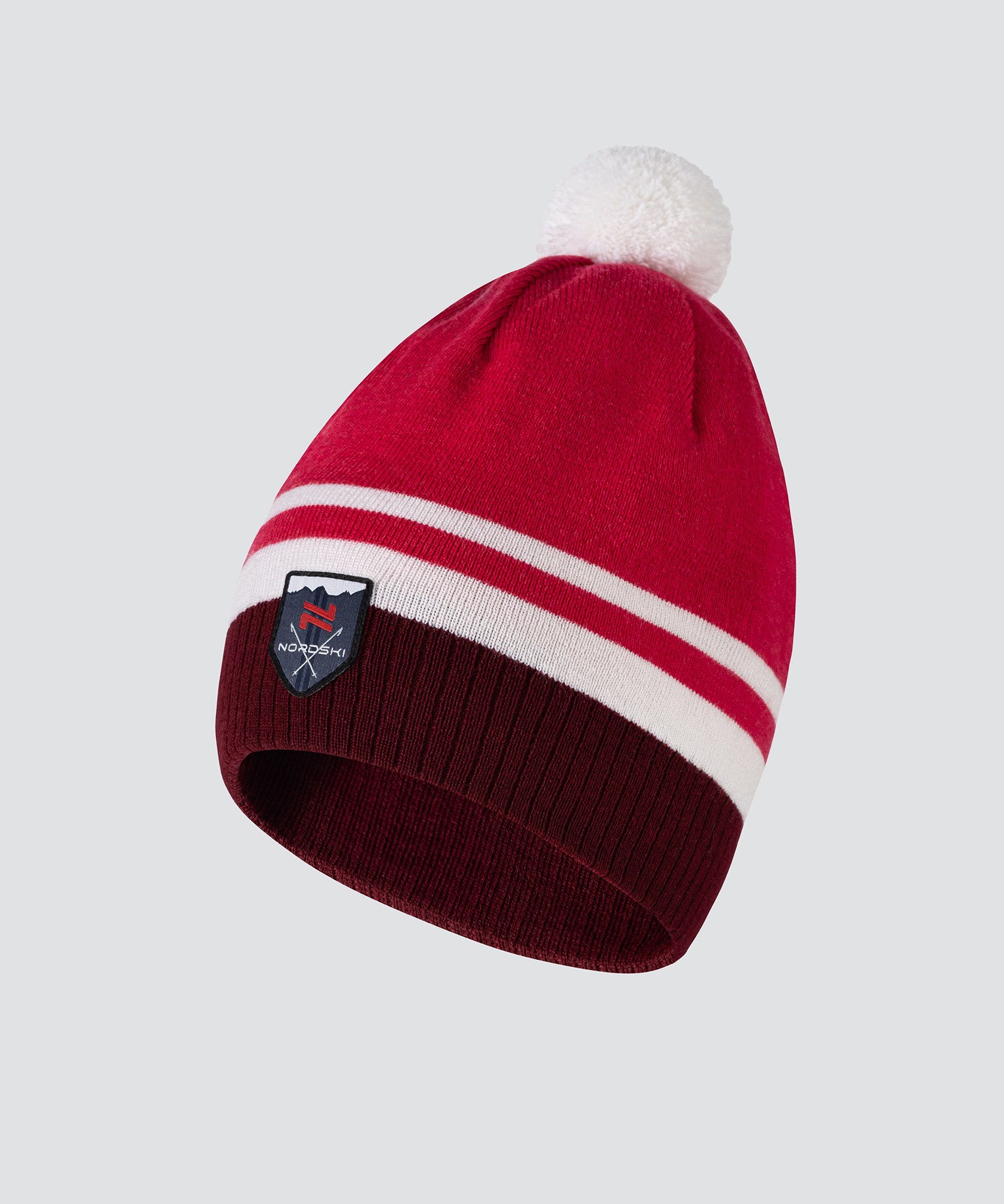 Шапка Nordski Move Pink/White